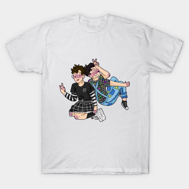 Colorful dnp T-Shirt by TheStickPeople